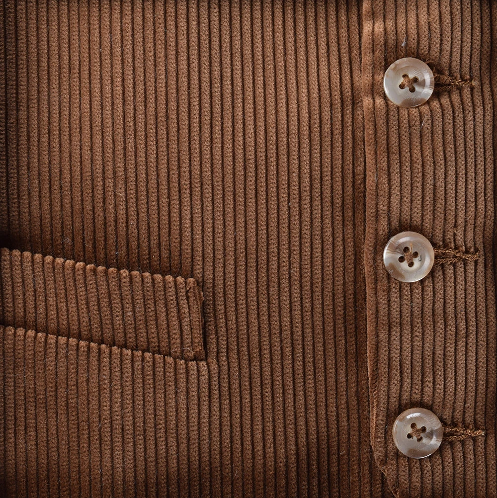 Cotton Corduroy Waistcoats - 7 Colourways (WC600) 5 Cotton Corduroy Waistcoats - 7 Colourways (WC600) - Image 5