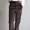 Corduroy Fishtail Back Trousers. 7 Colourways (TR600)
