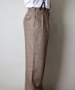 Pleated Front Trousers (TR1920) -Urban Mode Shop TR1920 Check 1