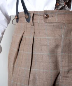 Pleated Front Trousers (TR1920) -Urban Mode Shop TR1920 Check 4