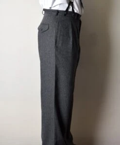 Pleated Front Trousers (TR1920) -Urban Mode Shop TR1920 Grey 2