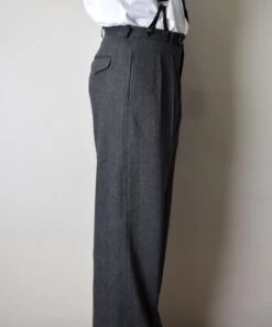 Pleated Front Trousers (TR1920) -Urban Mode Shop TR1920 O Grey 2