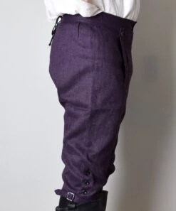 C18th Informal Breeches (TR211) -Urban Mode Shop TR211 Purple2