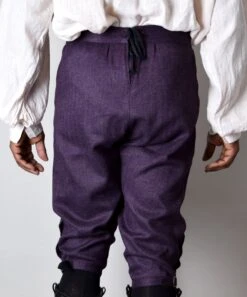 C18th Informal Breeches (TR211) -Urban Mode Shop TR211 Purple3