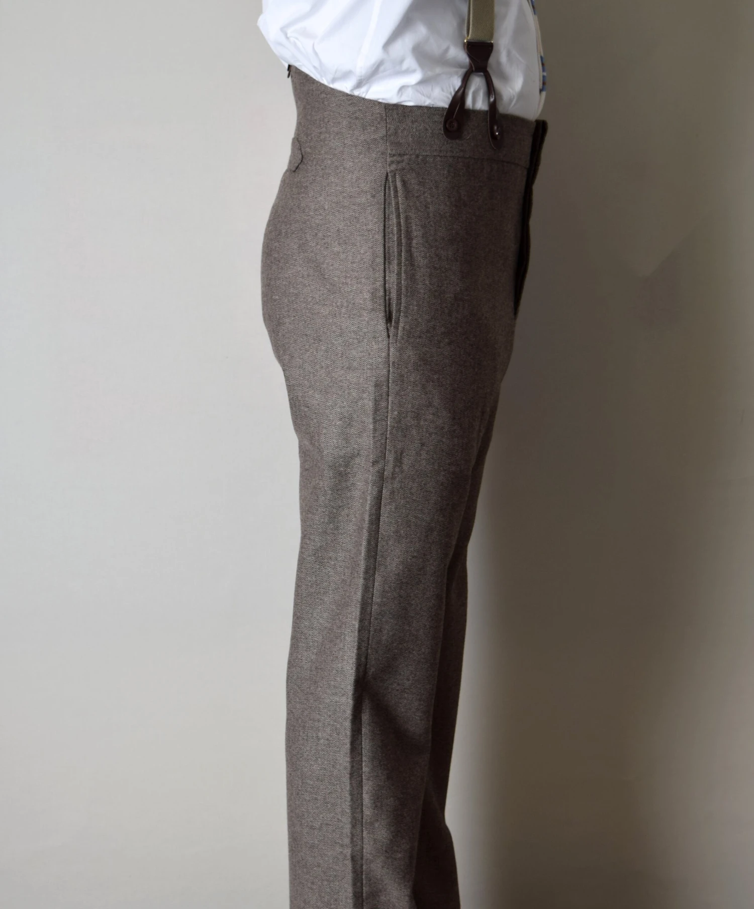 Limited Edition Large Herringbone Trousers (TR200) 2 Limited Edition Large Herringbone Trousers (TR200) - Image 2
