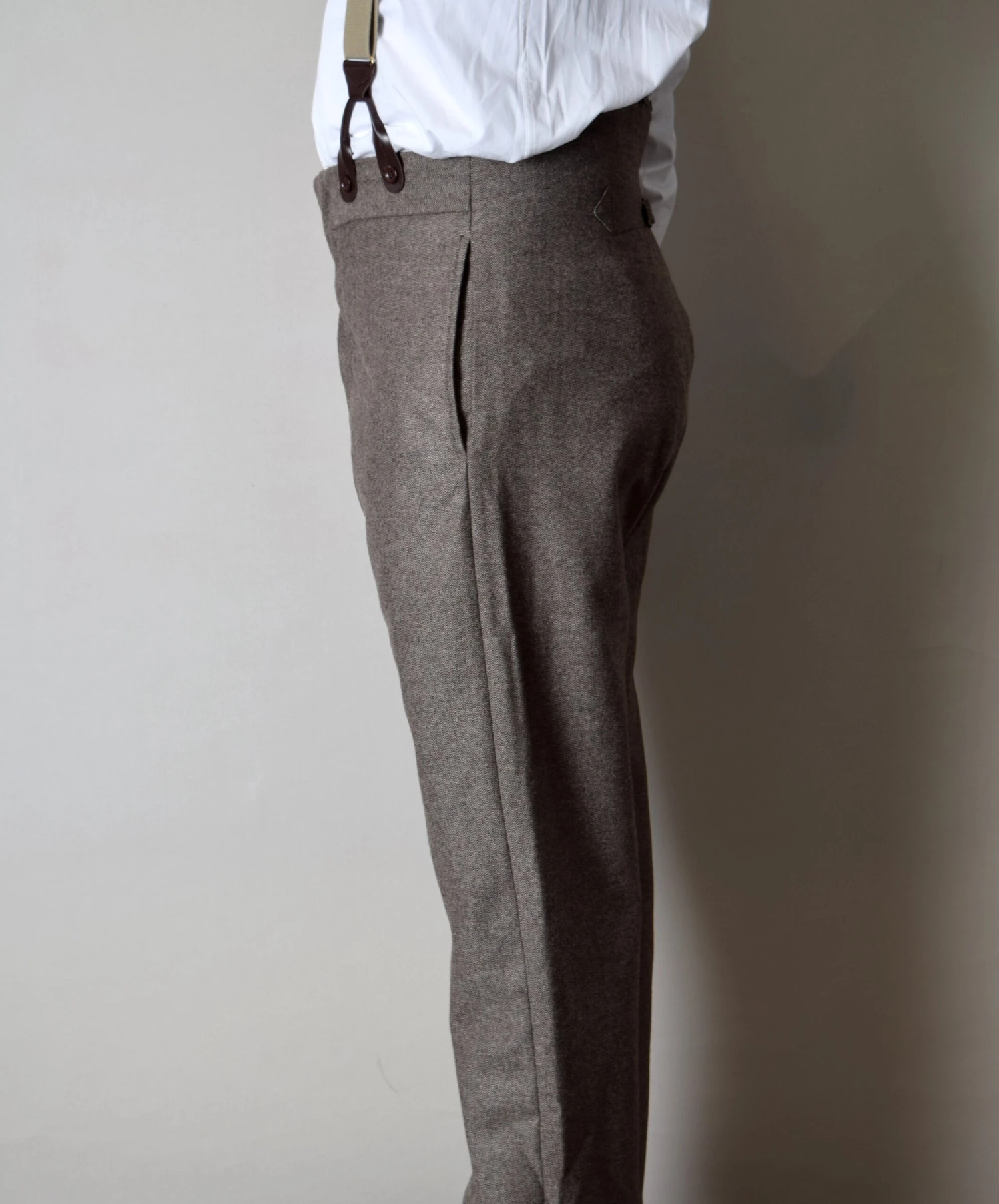 Limited Edition Large Herringbone Trousers (TR200) 4 Limited Edition Large Herringbone Trousers (TR200) - Image 4