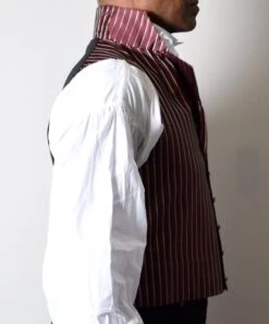 Limited Edition Regency Stripe Waistcoat (WC1820U) -Urban Mode Shop WC1820U 2