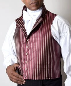 Limited Edition Regency Stripe Waistcoat (WC1820U) -Urban Mode Shop WC1820U 3