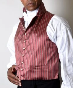Limited Edition Regency Stripe Waistcoat (WC1820U) -Urban Mode Shop WC1820 5