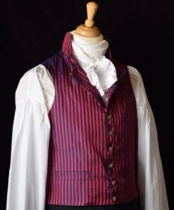 Limited Edition Regency Stripe Waistcoat (WC1820U) -Urban Mode Shop WC1830 Front