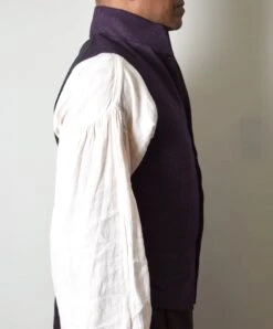 Informal C18th Waistcoat (WC221) -Urban Mode Shop WC221 Purple 2