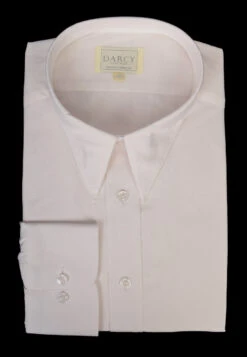 Plain Coloured Spearpoint Collar Shirt | Early C20th (SH190P) - Single - Extra Long Sleeve