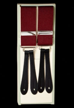 Plain Coloured Button-on Braces With Stamped Leather Ends (BR700) 21 Plain Coloured Button-on Braces With Stamped Leather Ends (BR700) -Urban Mode Shop Wine d6d4c8a5 1e04 4eed 856e eefa95798709