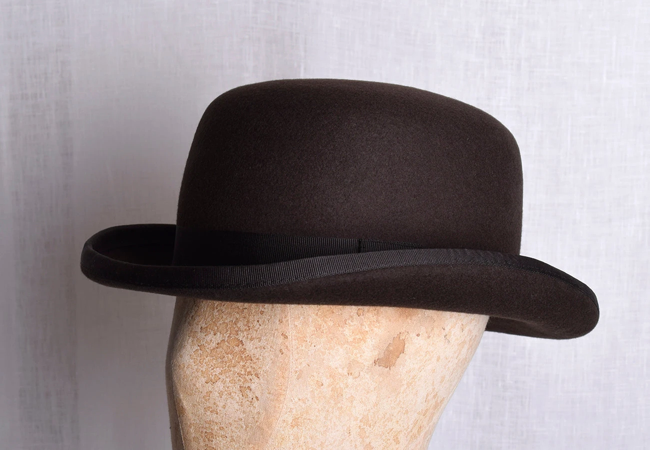 Dark Brown Bowler Hat (HA119) 1 Dark Brown Bowler Hat (HA119)