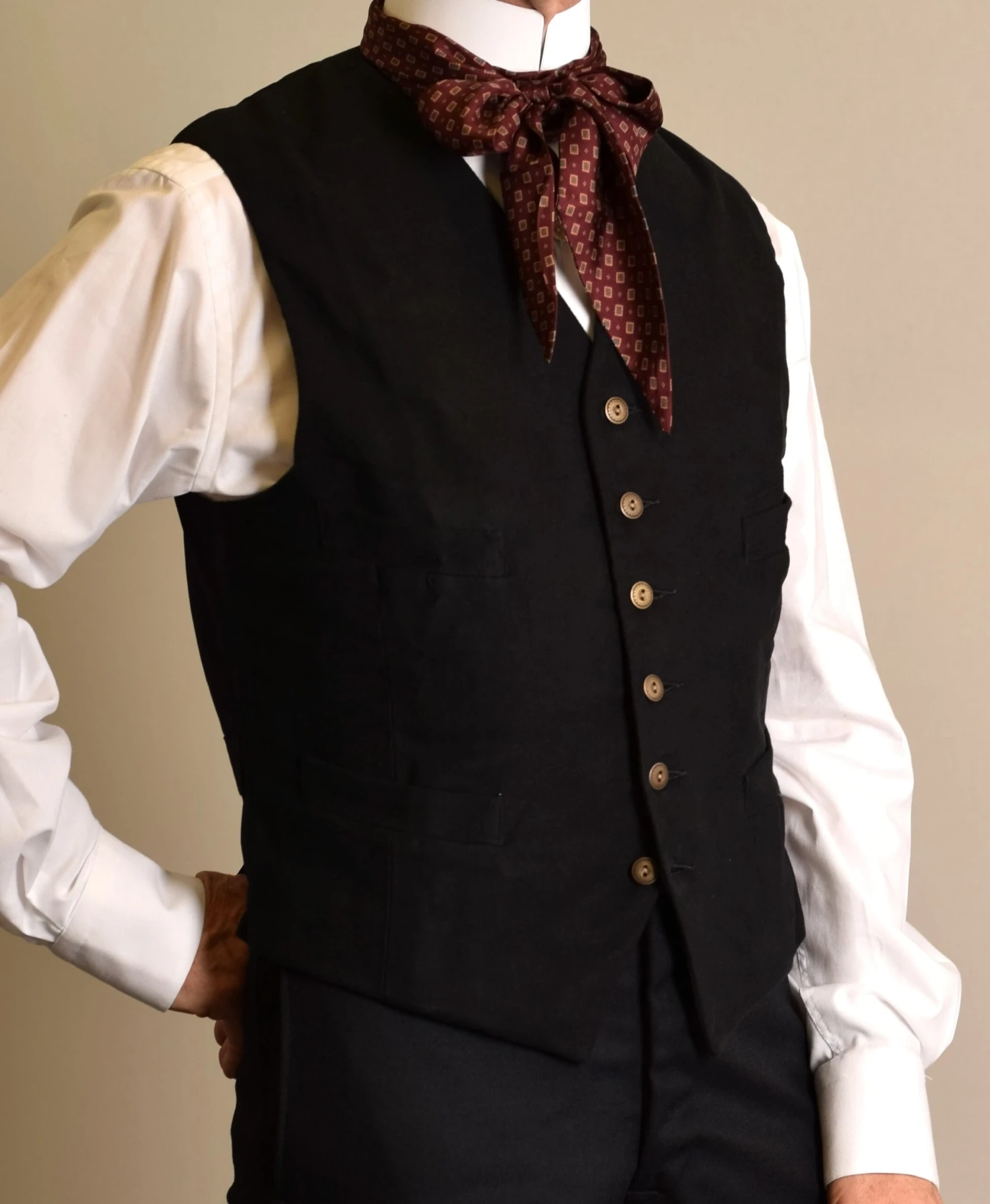 Cotton Moleskin Waistcoats - 8 Colourways (WC700) 8 Cotton Moleskin Waistcoats - 8 Colourways (WC700) - Image 8