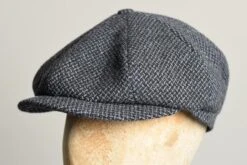 Standard Eight Piece Cap (HA137) 25 Standard Eight Piece Cap (HA137) -Urban Mode Shop black grey tweed2