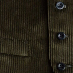 Cotton Corduroy Waistcoats - 7 Colourways (WC600) 14 Cotton Corduroy Waistcoats - 7 Colourways (WC600) -Urban Mode Shop bottlegreen