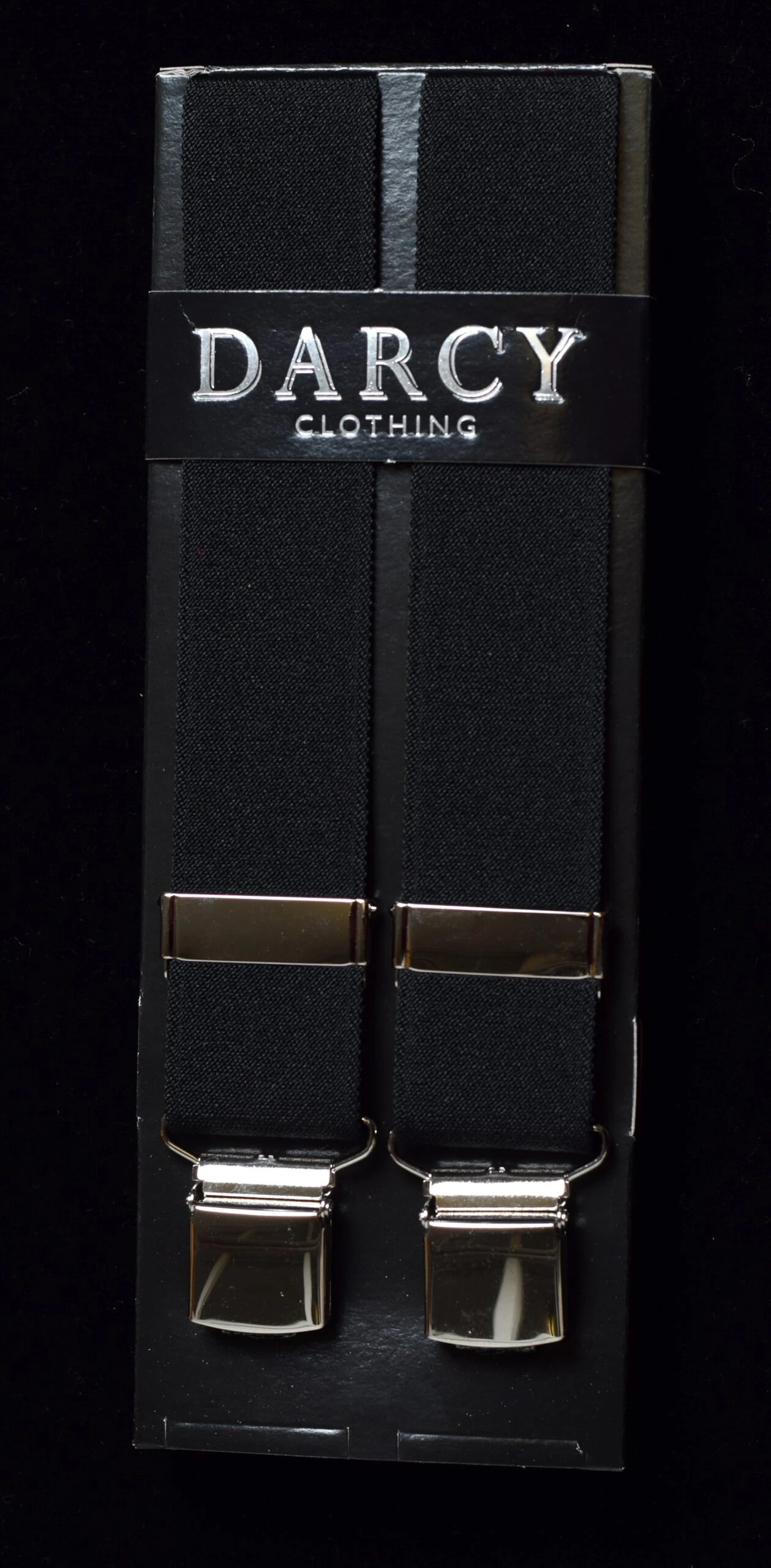 Clip-on Black Or White Braces (BR731BW) 2 Clip-on Black Or White Braces (BR731BW) - Image 2