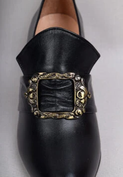 Ladies Leather Victorian Shoes Black (SP1900) 29 Ladies Leather Victorian Shoes Black (SP1900) -Urban Mode Shop buckle2 2791f28b 1b47 41ef 9627 93db0041848f