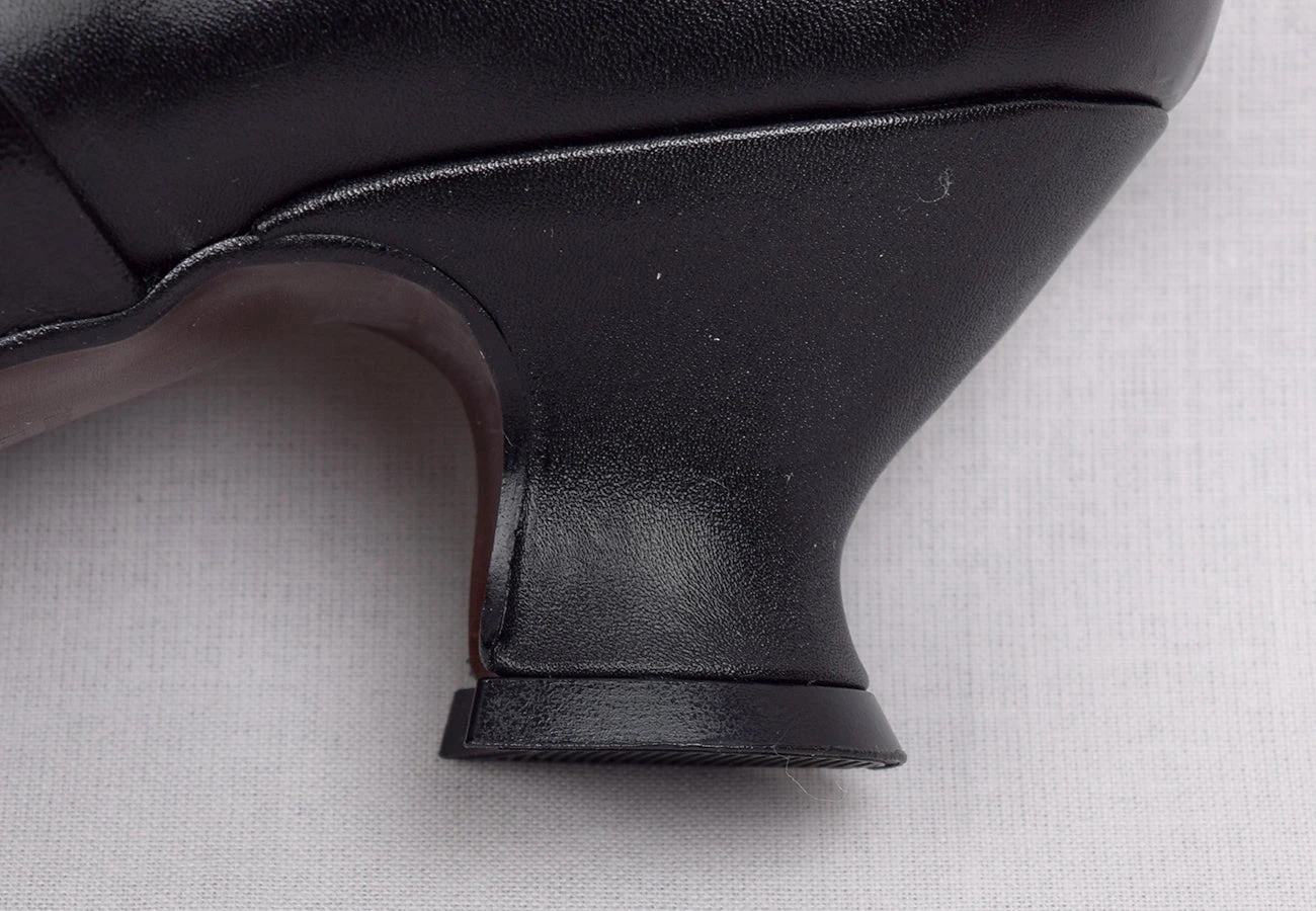 Ladies Leather Victorian Shoes Black (SP1900) 13 Ladies Leather Victorian Shoes Black (SP1900) - Image 13