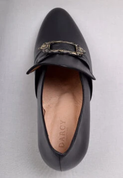 Ladies Leather Victorian Shoes Black (SP1900) 24 Ladies Leather Victorian Shoes Black (SP1900) -Urban Mode Shop buckle7