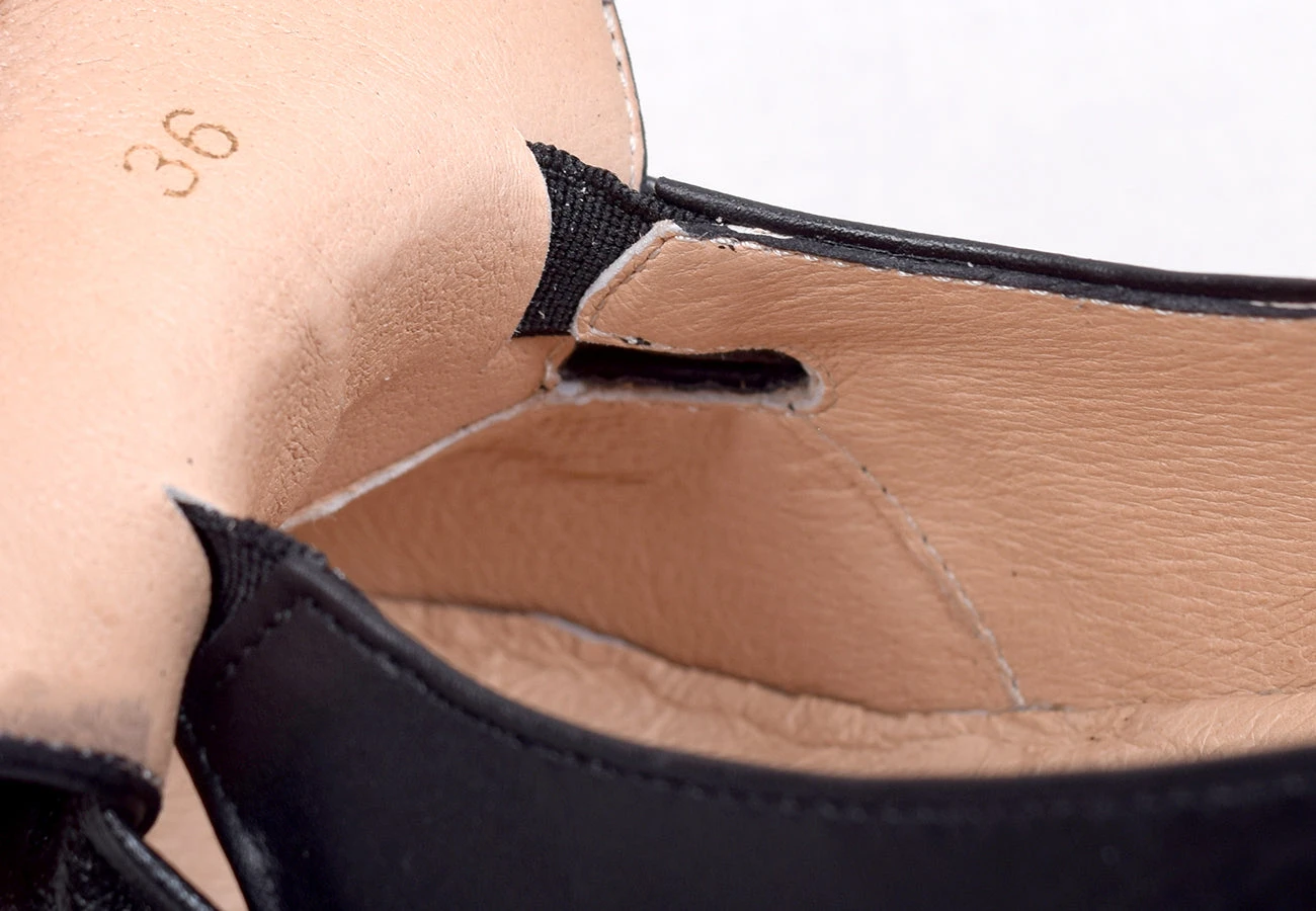 Ladies Leather Victorian Shoes Black (SP1900) 18 Ladies Leather Victorian Shoes Black (SP1900) - Image 18