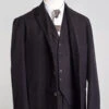 Dark Brown Brushed Herringbone Suit (GR420)