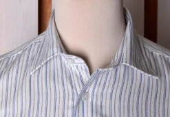 Collar Attached Blue/Black Striped Workshirt (SH220CAB) -Urban Mode Shop catt4 ea3fe464 af33 44e4 91db 79034e3d4a82