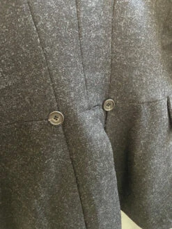 Black/Grey Fleck Late Victorian Coat (JA1880-165) -Urban Mode Shop coat