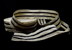 Platinum Coloured Double Striped Braid (BDP024)