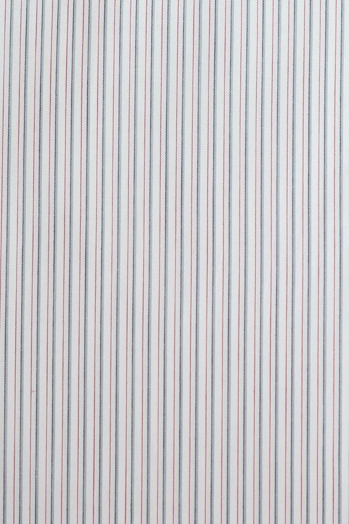 Replica Striped Fabric Neckband Tunic Shirt With Separate Collar (SH185) - Colour 62 - Burgundy And Grey Stripe 2 Replica Striped Fabric Neckband Tunic Shirt With Separate Collar (SH185) - Colour 62 - Burgundy And Grey Stripe - Image 2