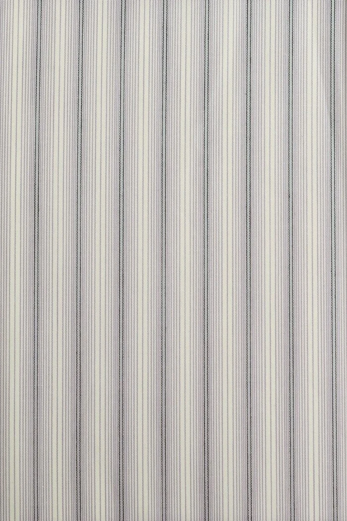 Replica Striped Fabric Neckband Tunic Shirt With Separate Collar (SH185) - Colour 99 - Duck Egg Blue Stripe 2 Replica Striped Fabric Neckband Tunic Shirt With Separate Collar (SH185) - Colour 99 - Duck Egg Blue Stripe - Image 2