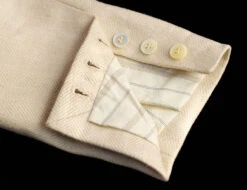 Heavyweight Ivory Herringbone Fully Lined Linen Jacket (JA933) -Urban Mode Shop editforweb5