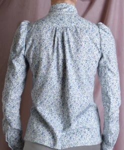 Liberty Print Fabric Ladies Victorian Blouse (BL002) -Urban Mode Shop ellie3 487057c5 75f1 44d1 8eb4 193467e2f8ae