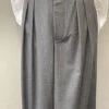 Sample Pleated Front Grey Flannel Trousers (TR1920-GF)
