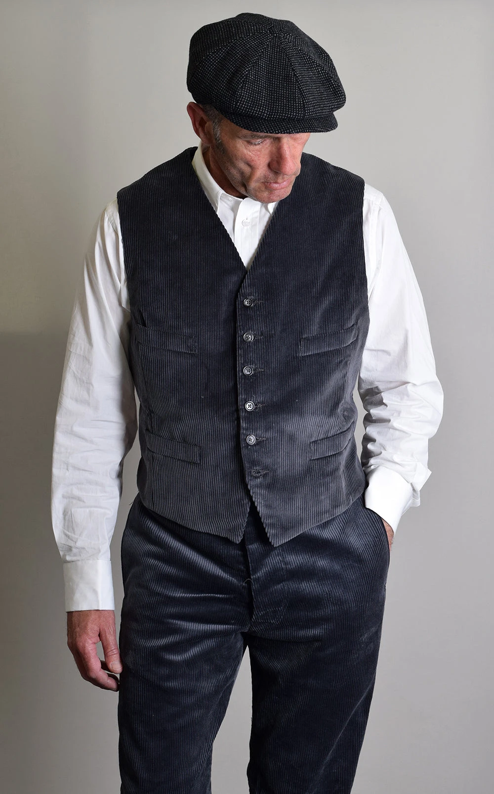Cotton Corduroy Waistcoats - 7 Colourways (WC600) 9 Cotton Corduroy Waistcoats - 7 Colourways (WC600) - Image 9