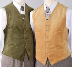 Cotton Corduroy Waistcoats - 7 Colourways (WC600)