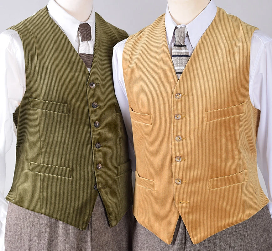 Cotton Corduroy Waistcoats - 7 Colourways (WC600) 1 Cotton Corduroy Waistcoats - 7 Colourways (WC600)