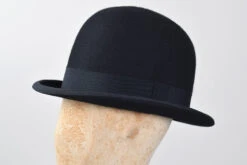 High Crown Derby Bowler Hat (HA113) -Urban Mode Shop ha113 black side