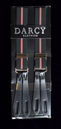 Leather End Narrow 1" Wide Button-on Braces (BR734) -Urban Mode Shop narrow 1