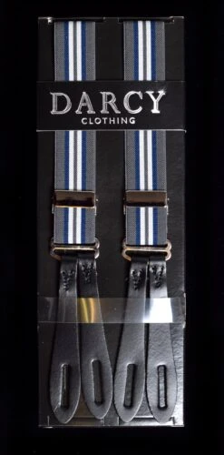 Leather End Narrow 1" Wide Button-on Braces (BR734) -Urban Mode Shop narrow 4