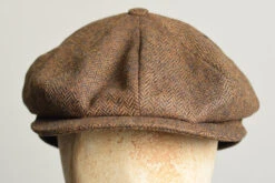 Standard Eight Piece Cap (HA137) 32 Standard Eight Piece Cap (HA137) -Urban Mode Shop russet herringbone1