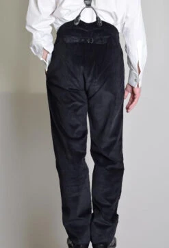 Corduroy Fishtail Back Trousers. 7 Colourways (TR600) 17 Corduroy Fishtail Back Trousers. 7 Colourways (TR600) -Urban Mode Shop tr600 backWEB