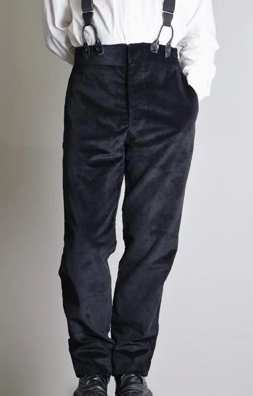 Corduroy Fishtail Back Trousers. 7 Colourways (TR600) 3 Corduroy Fishtail Back Trousers. 7 Colourways (TR600) - Image 3