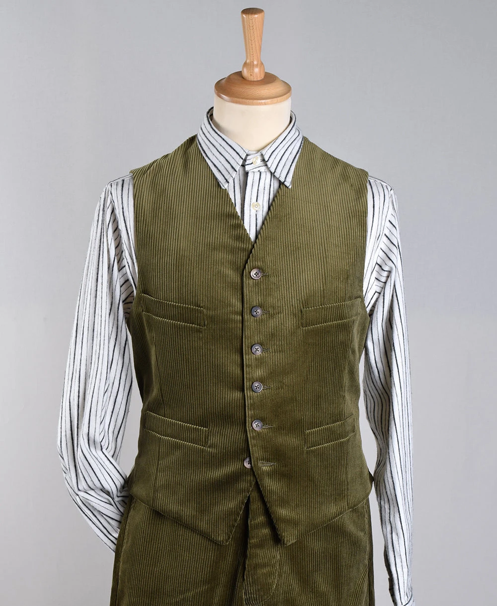 Cotton Corduroy Waistcoats - 7 Colourways (WC600) 8 Cotton Corduroy Waistcoats - 7 Colourways (WC600) - Image 8