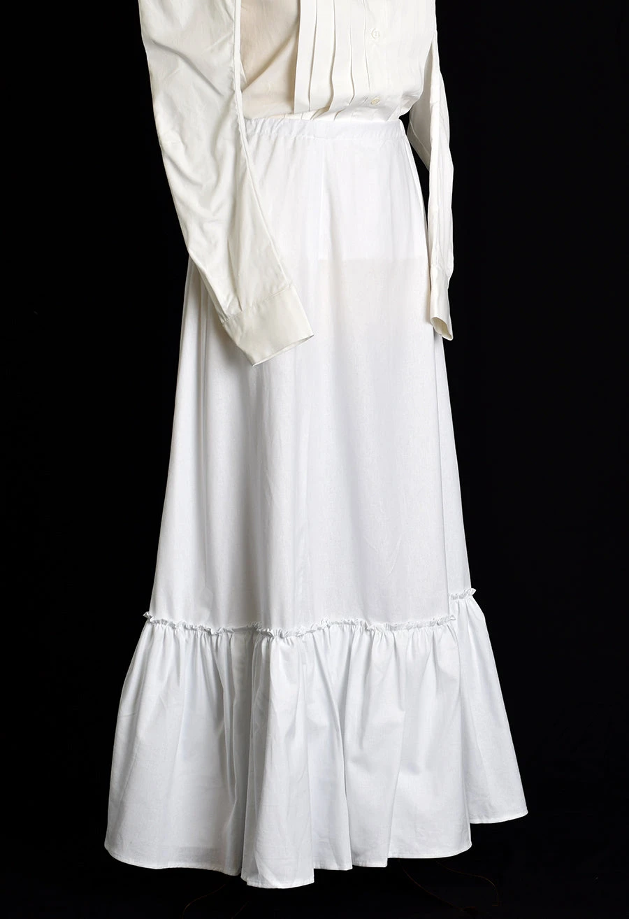 Edwardian Cotton Petticoat (SK105) 3 Edwardian Cotton Petticoat (SK105) - Image 3