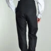Black Victorian Fishtail Back Trousers (TR201)