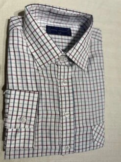 Checked Farmers Shirts (SH260) -Urban Mode Shop wine 1